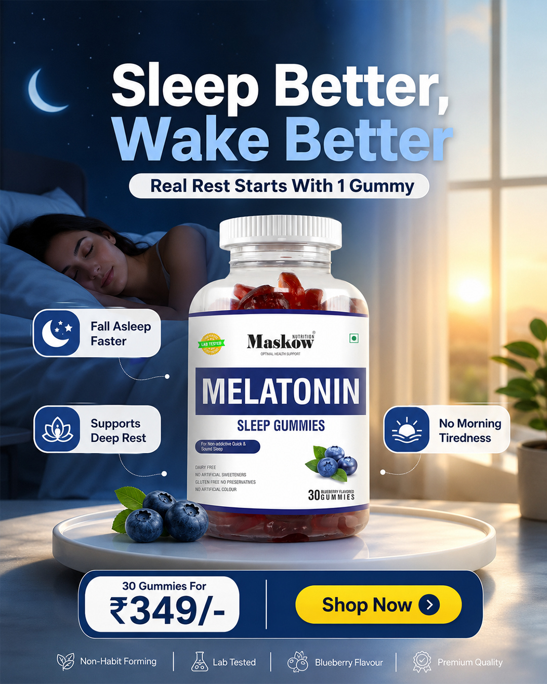 Maskow Gummies Facebook ad