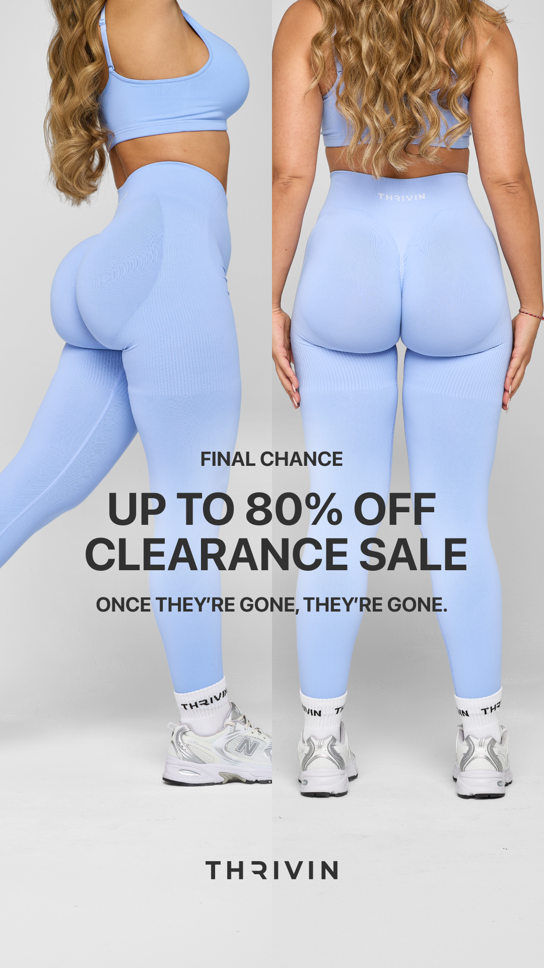 Thrivin Gymwear Facebook ad