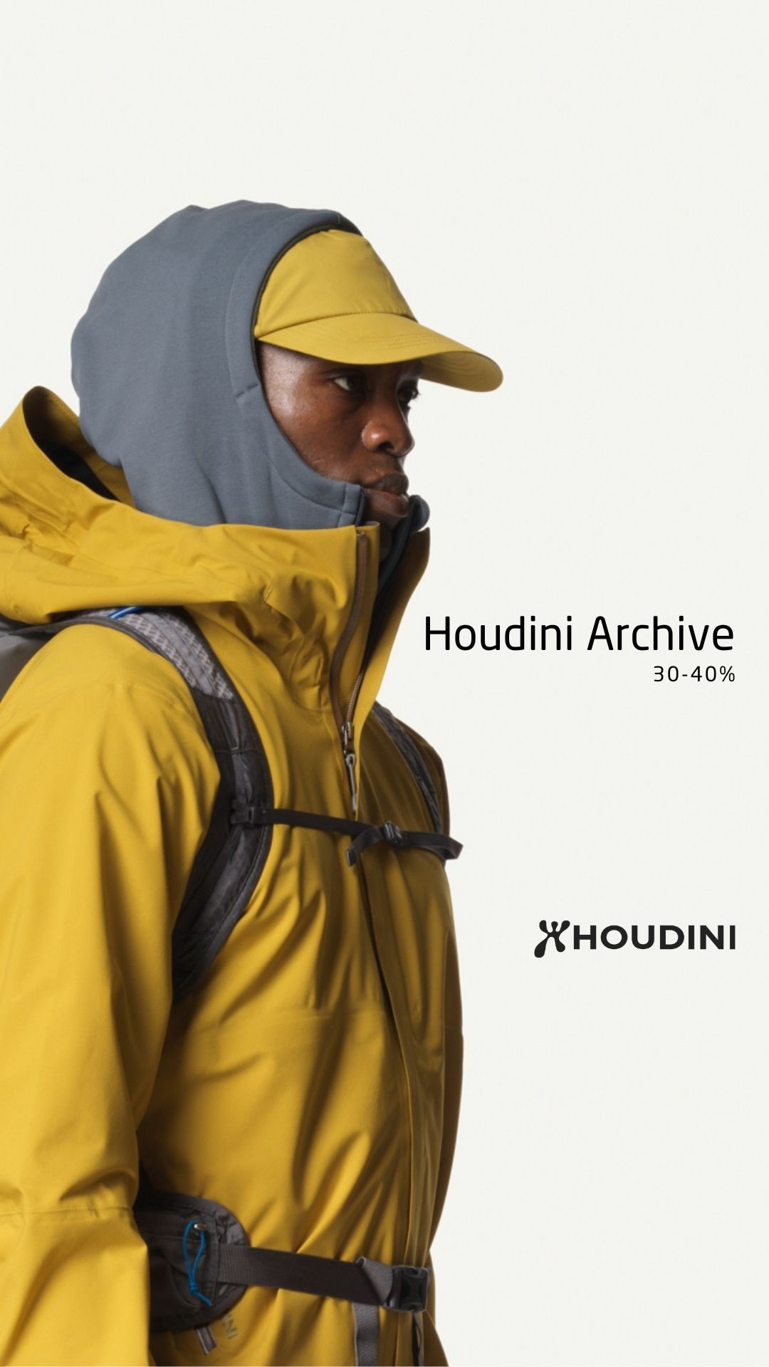 Houdini Sportswear Facebook ad