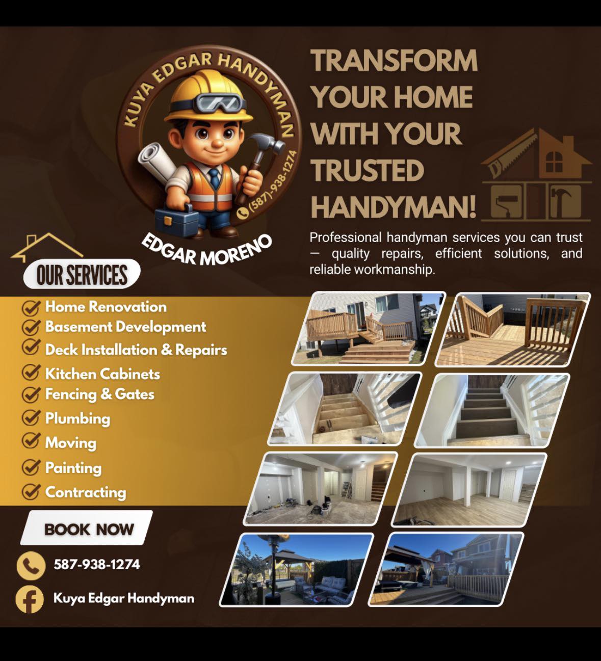 Kuya Ed Handyman Pro LTD. Facebook ad