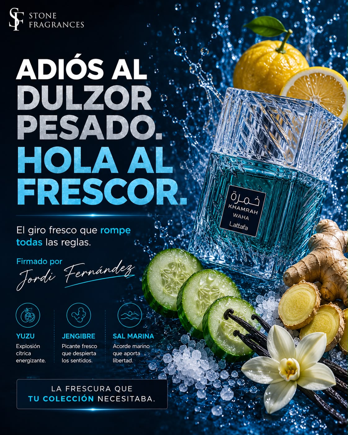Stone Fragrances México Facebook ad: Huele Caro, paga barato