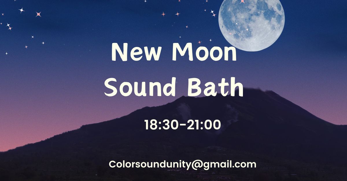 Colorsound Unity Facebook ad: New Moon Sound Bath