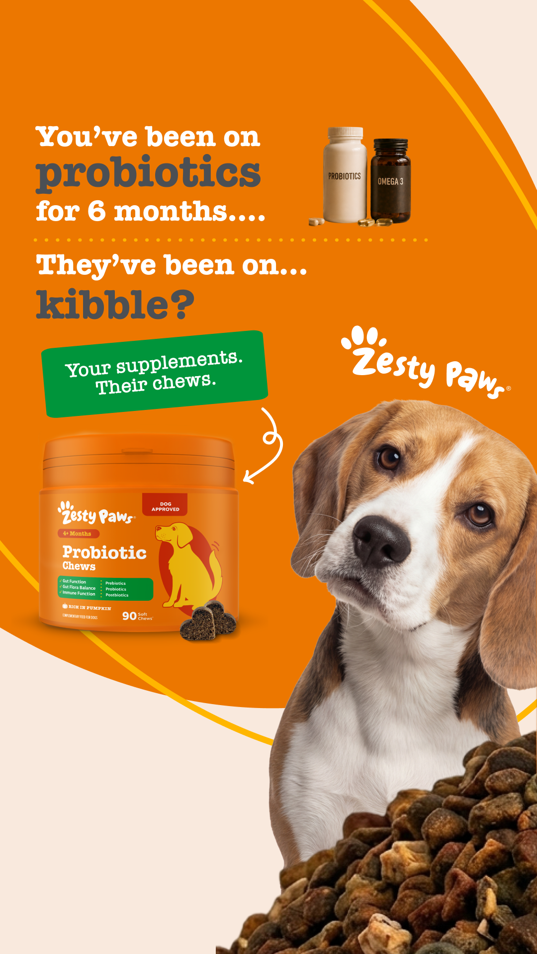 Zesty Paws UK Facebook ad from Jun 3, 2026