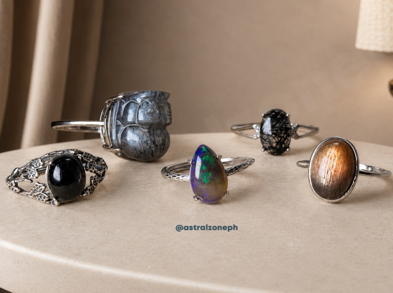 Astralzoneph Healing Crystals & Natural Gemstones Facebook ad: THE NOIR COLLECTION
