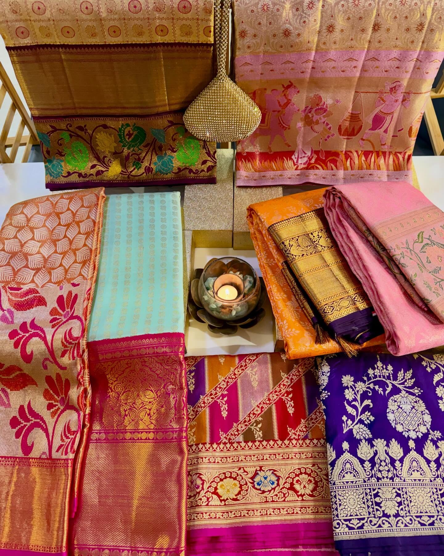 Aravinda Facebook ad: Aravinda’s premium collection presents timeless sarees…