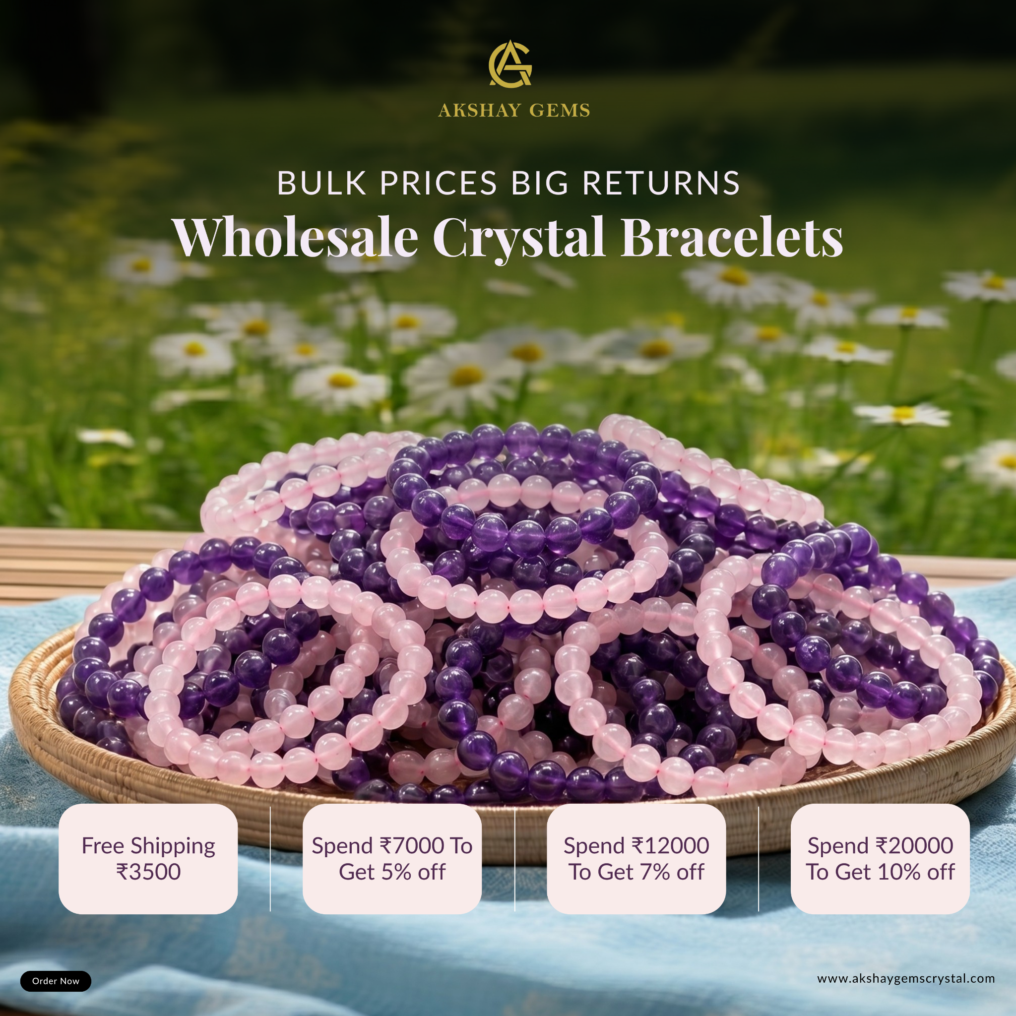 Akshay Gems Crystal Facebook ad