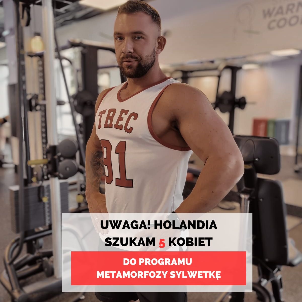 Filip Żbikowski - Trener osobisty Facebook ad: Dla zabieganych Kobiet!