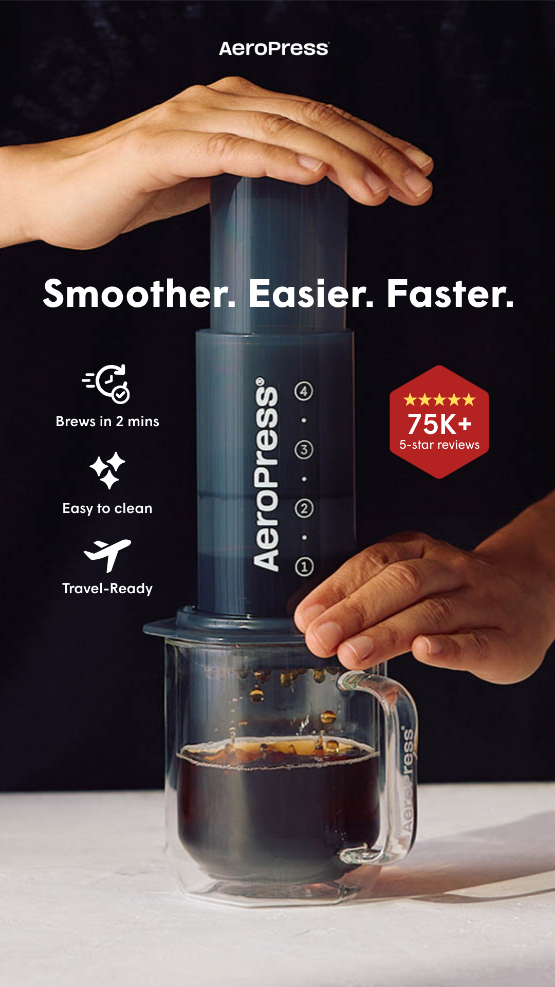 AeroPress Facebook ad
