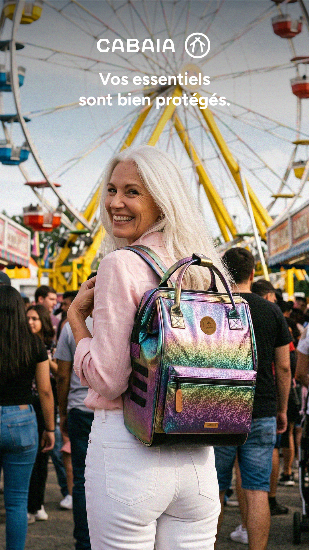 Cabaïa Facebook ad: Le sac à dos CABAIA