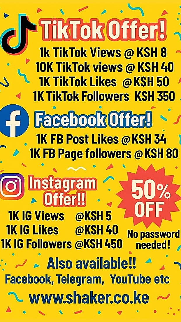 Shaker SMM Panel Facebook ad
