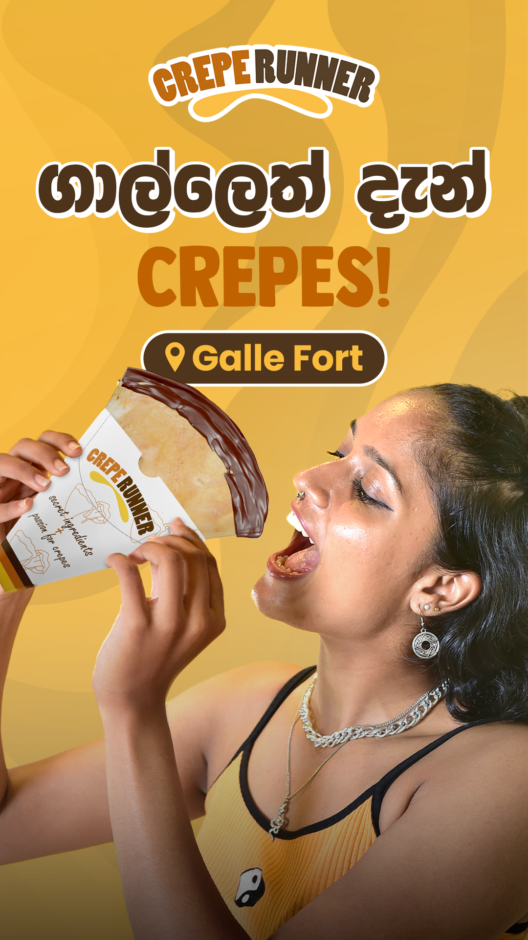 Crepe Runner Facebook ad from Mar 23, 2025