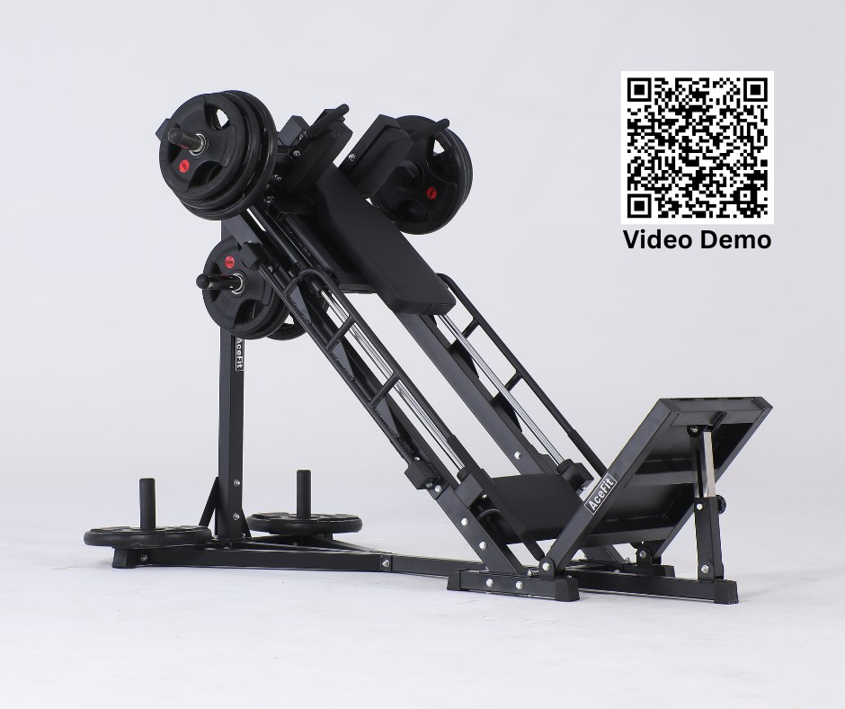 Emily Zhuang Facebook ad: Leg Press Hack Squat Machine Brand New 1 Year Warranty