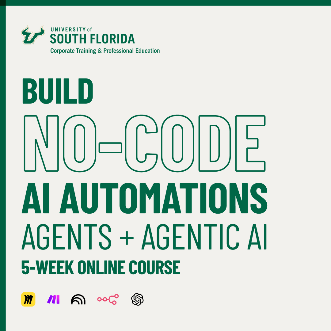 USF Corporate Training and Professional Education Online Certificates Facebook ad