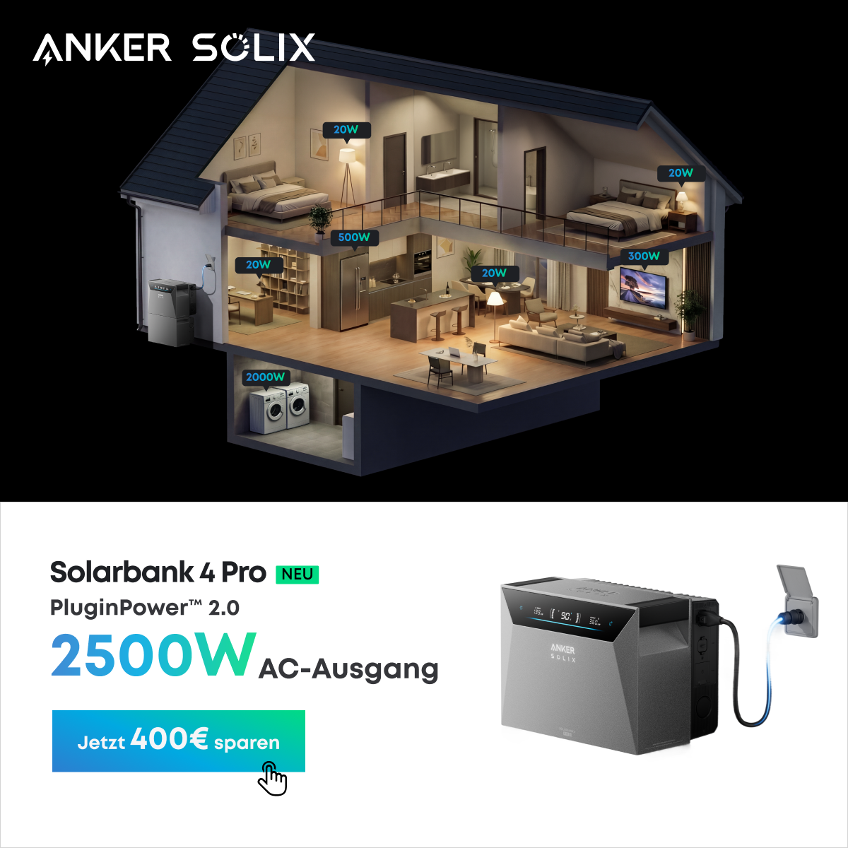 Anker SOLIX Facebook ad