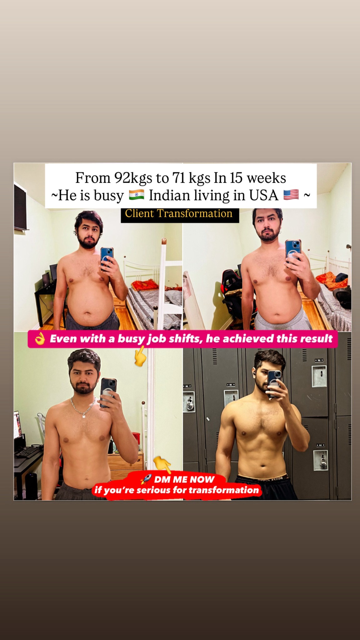 Dhruv fitness - Online Coach Facebook ad