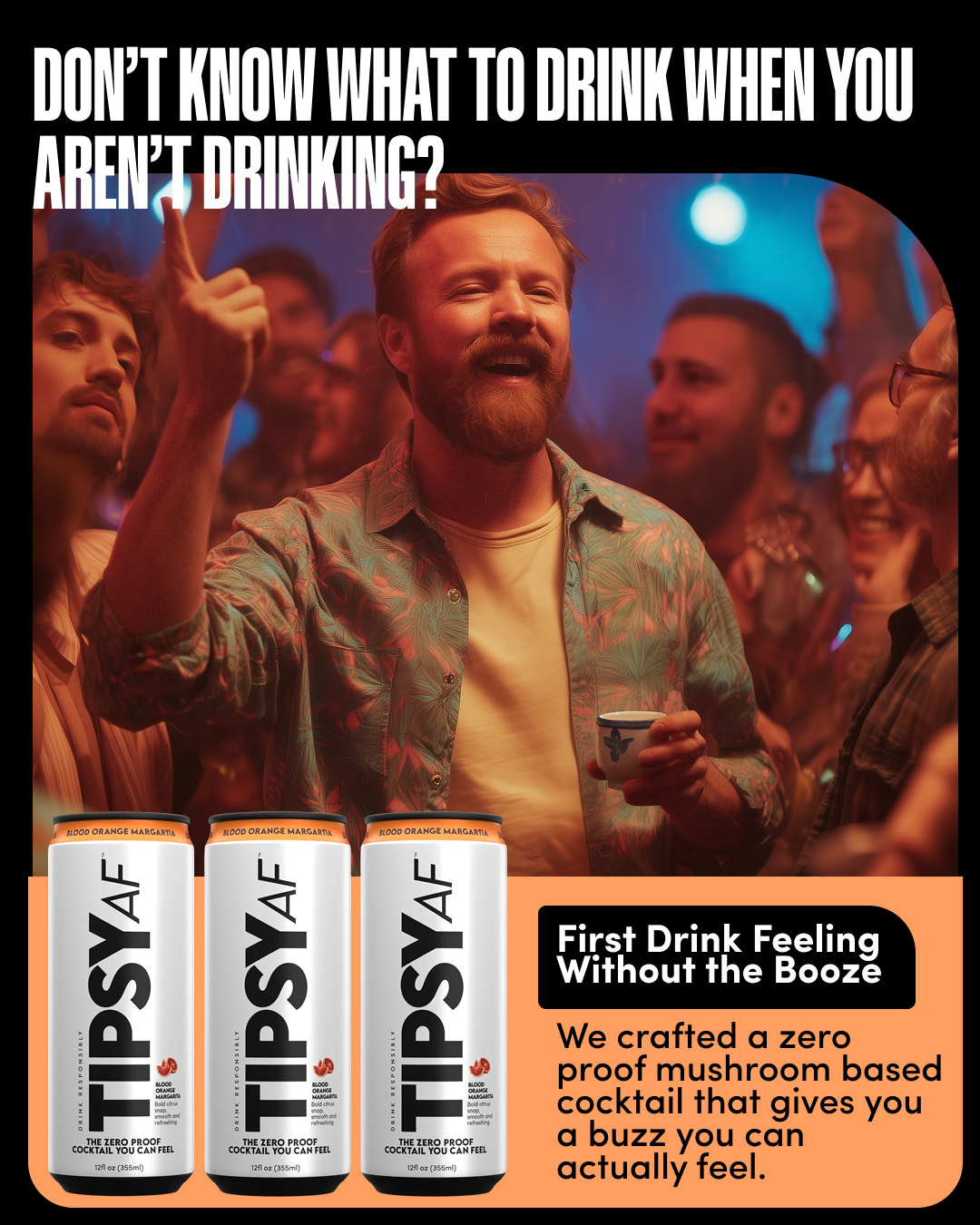 Tipsy AF Facebook ad