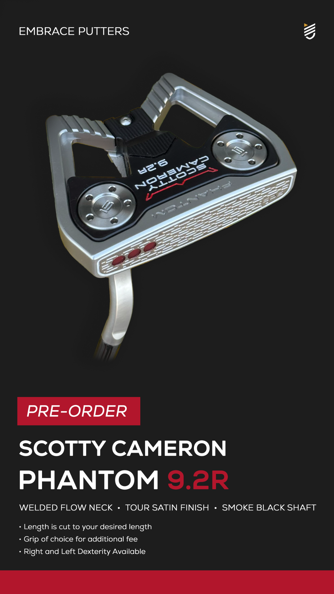 Embrace Putters Facebook ad