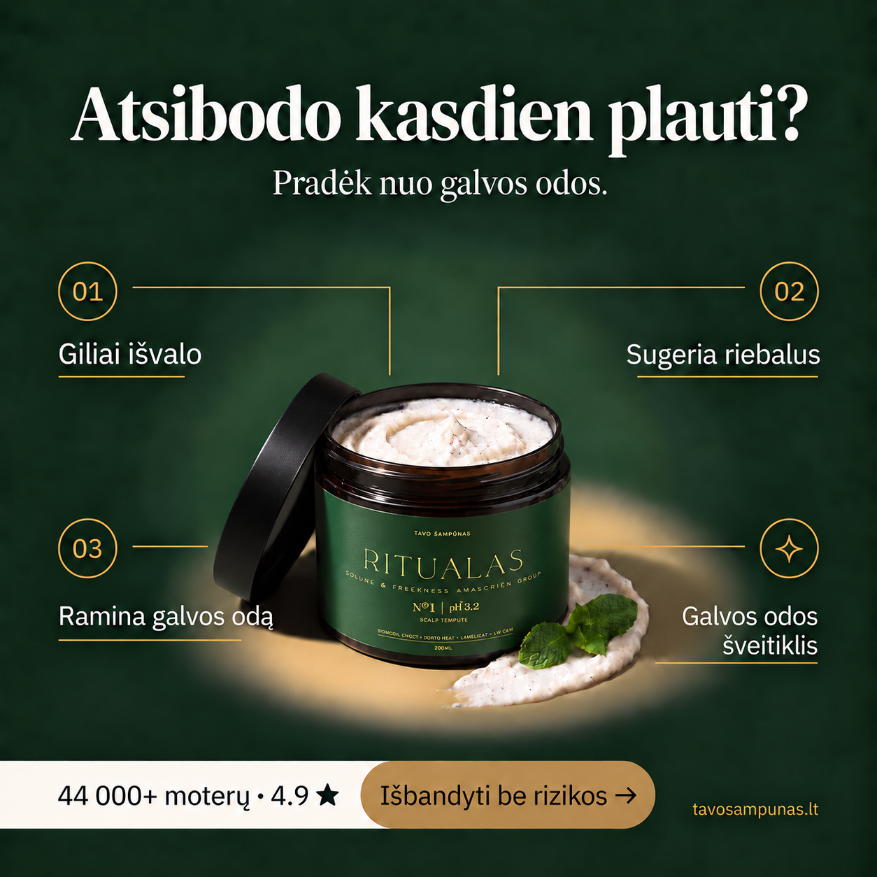 Tavo Šampūnas Facebook ad