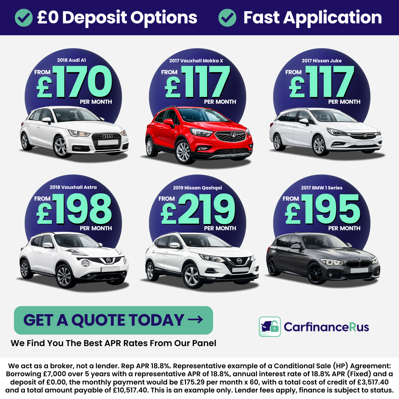 CarFinance R Us Facebook ad