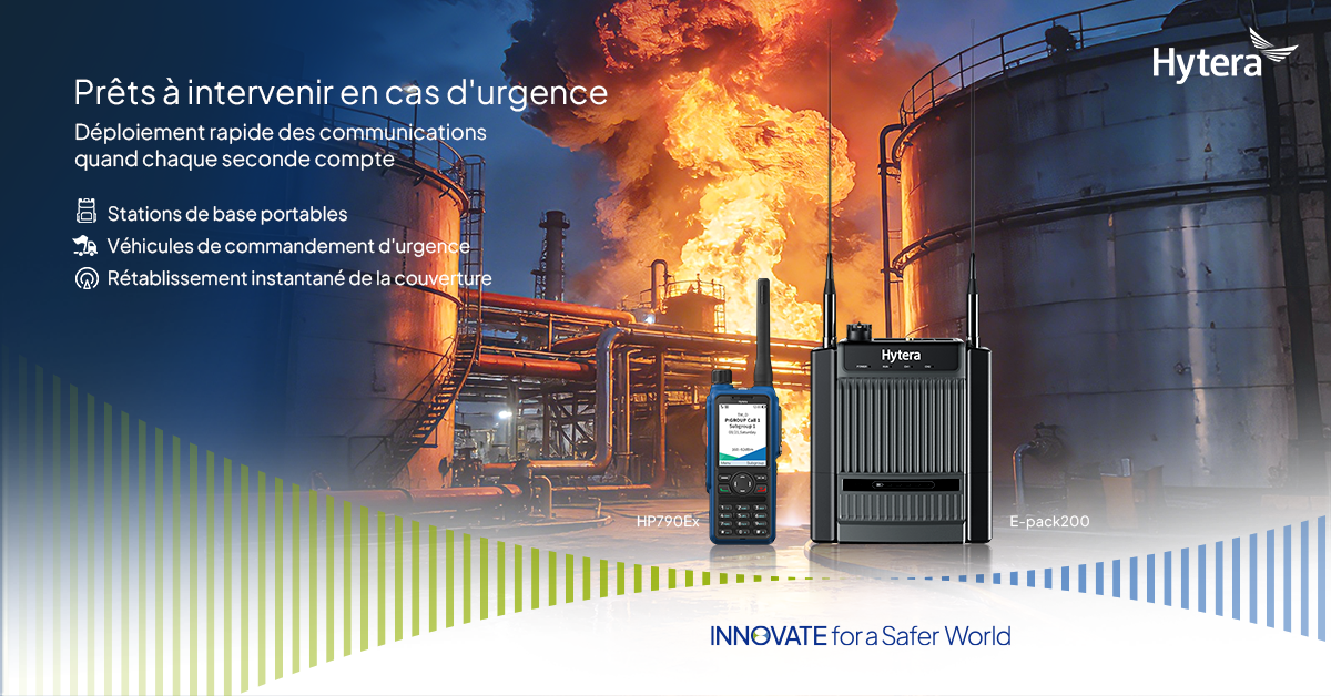 Hytera Afrique francophone Facebook ad: Hytera: Des communications critiques pour sécuriser le…