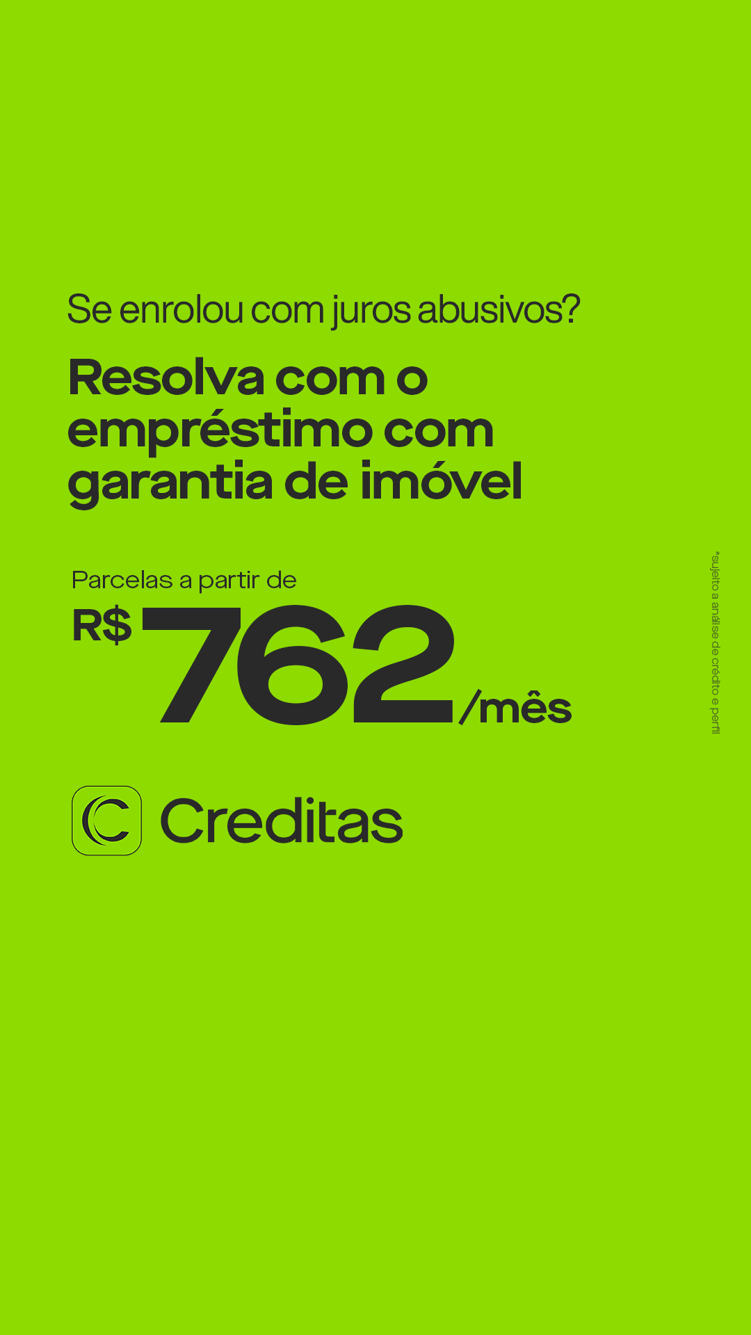 Creditas Facebook ad