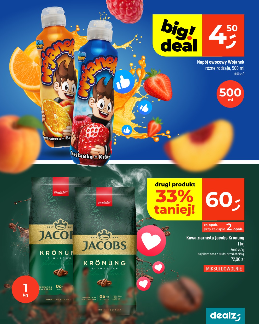 Dealz Polska Facebook ad: To jest peak content!
