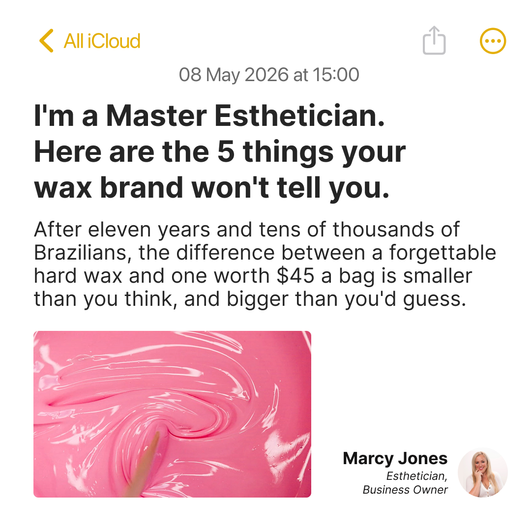 Black Coral Wax Facebook ad