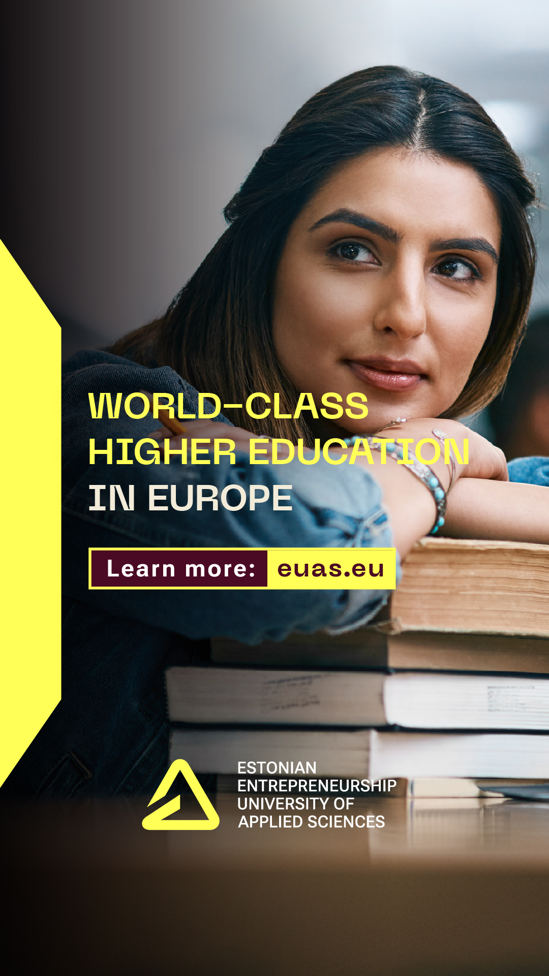 Estonian Entrepreneurship University of Applied Sciences Facebook ad from Apr 9, 2026