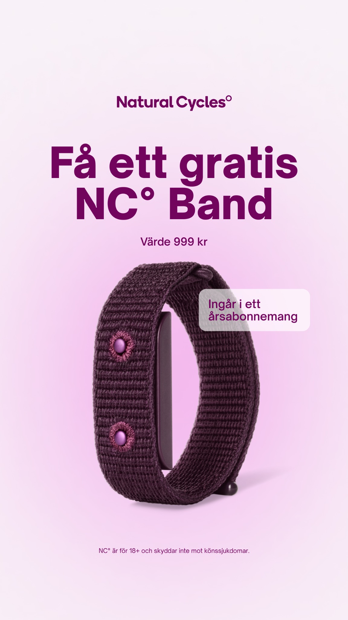 Natural Cycles Facebook ad