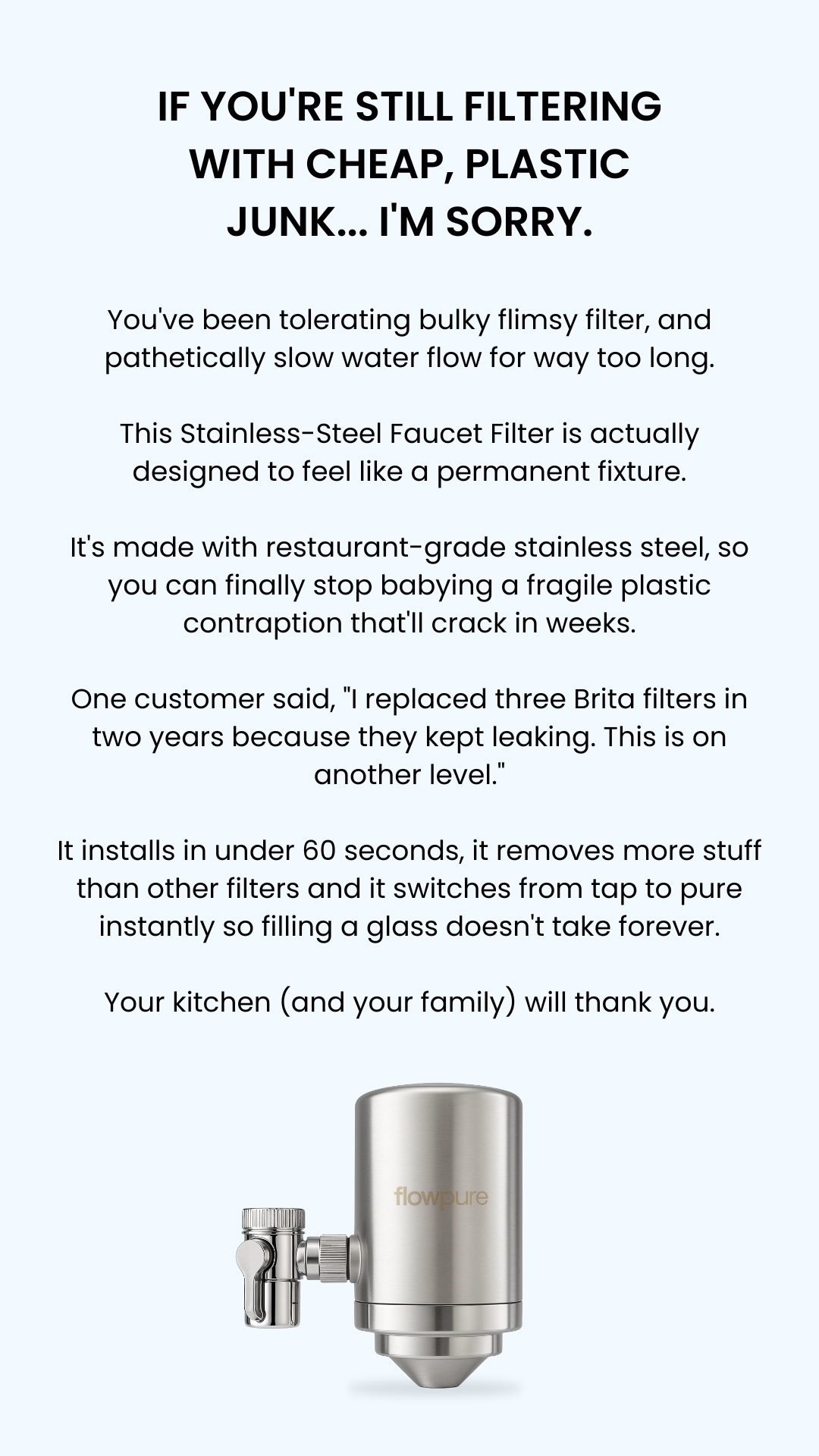 FlowPure Facebook ad