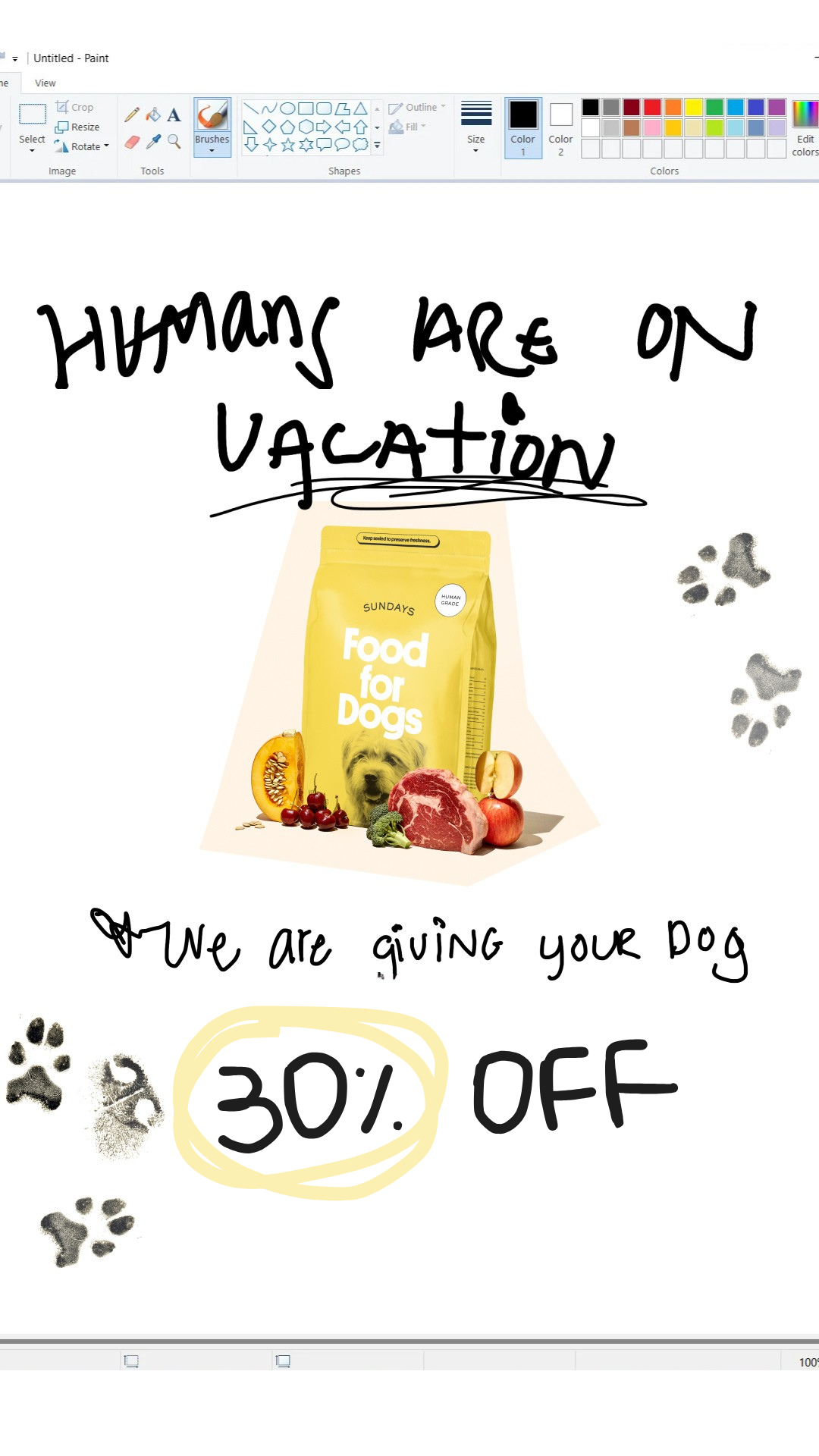 Sundays Facebook ad