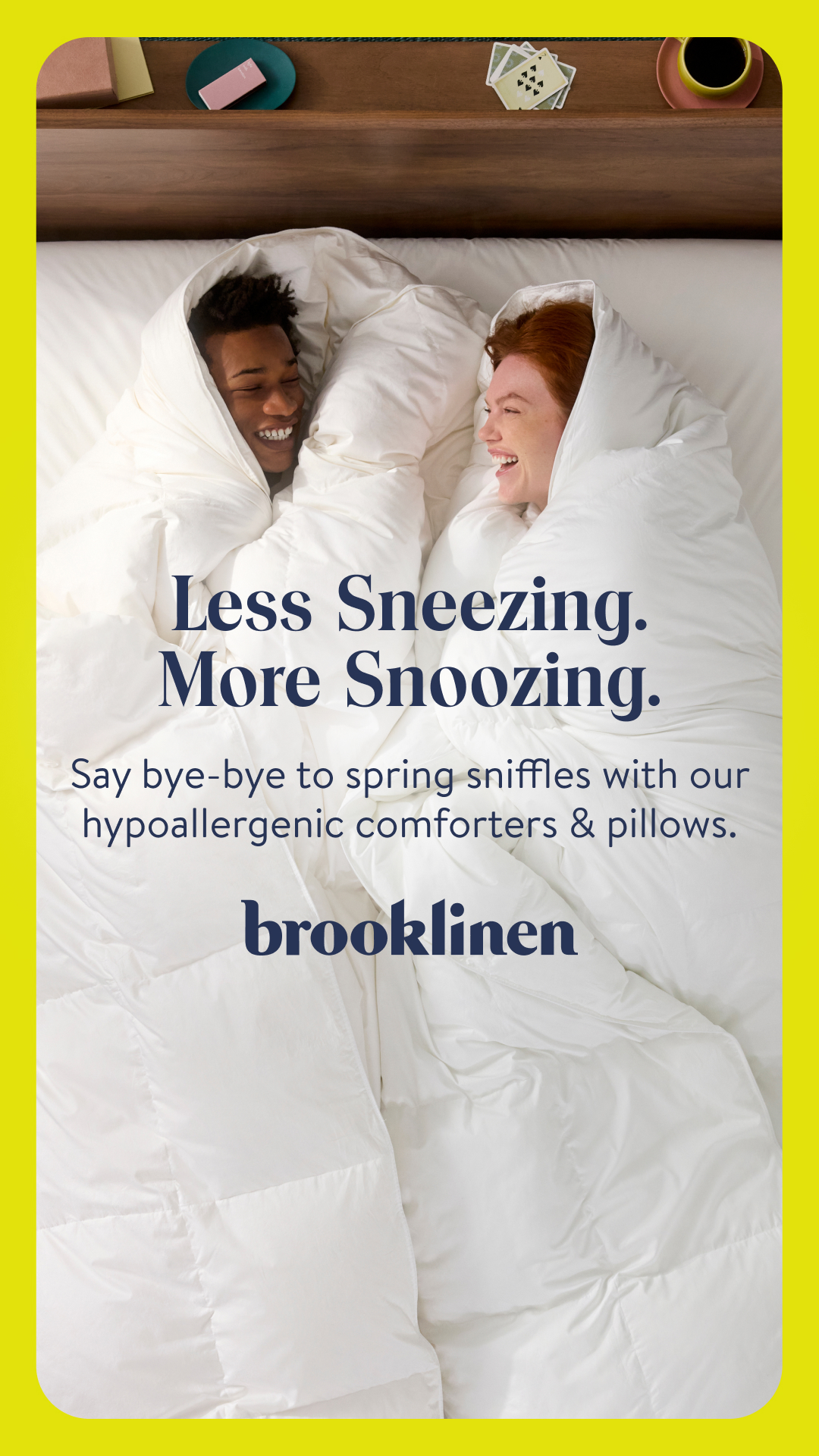 Brooklinen Facebook ad