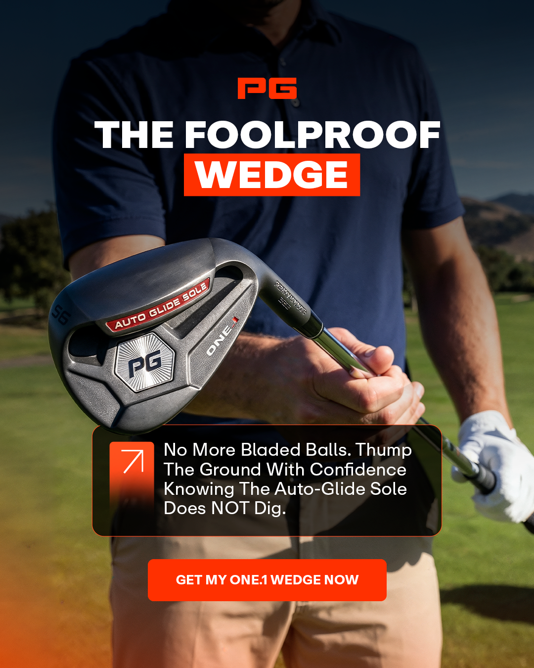Performance Golf Facebook ad