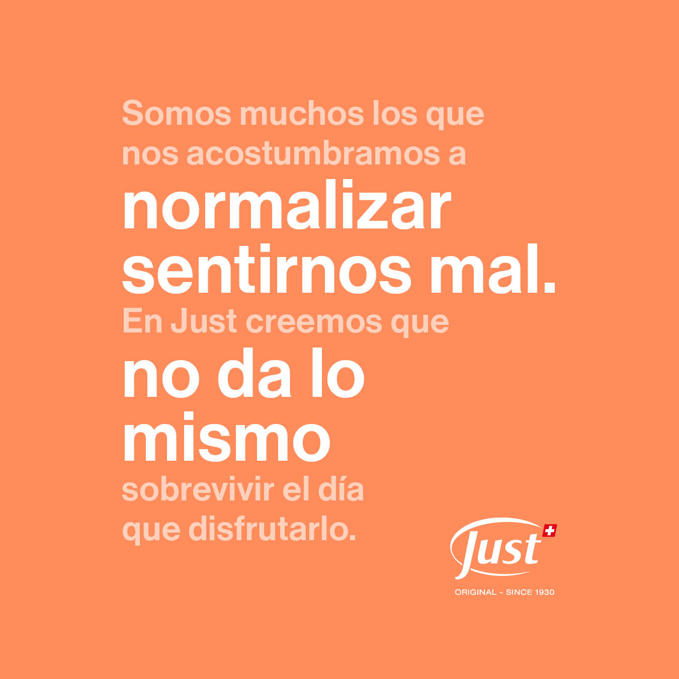 SwissJust México Oficial Facebook ad from Aug 13, 2026