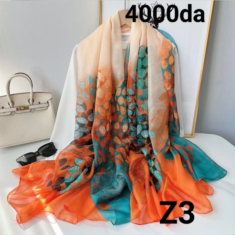 Foulards Soie Laine Facebook ad: Foulards Luxieux long en soie pure 100%