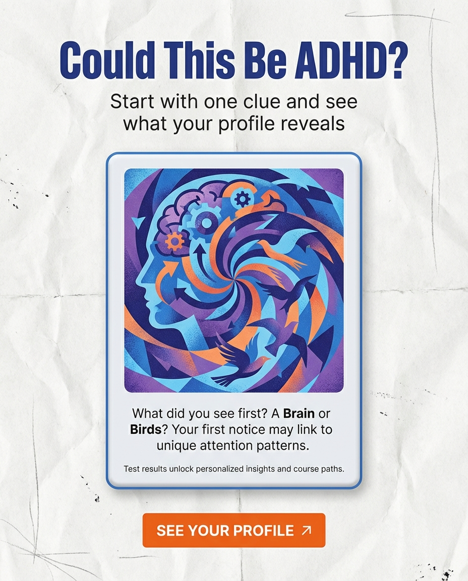 ADHD Clarity Test Facebook ad