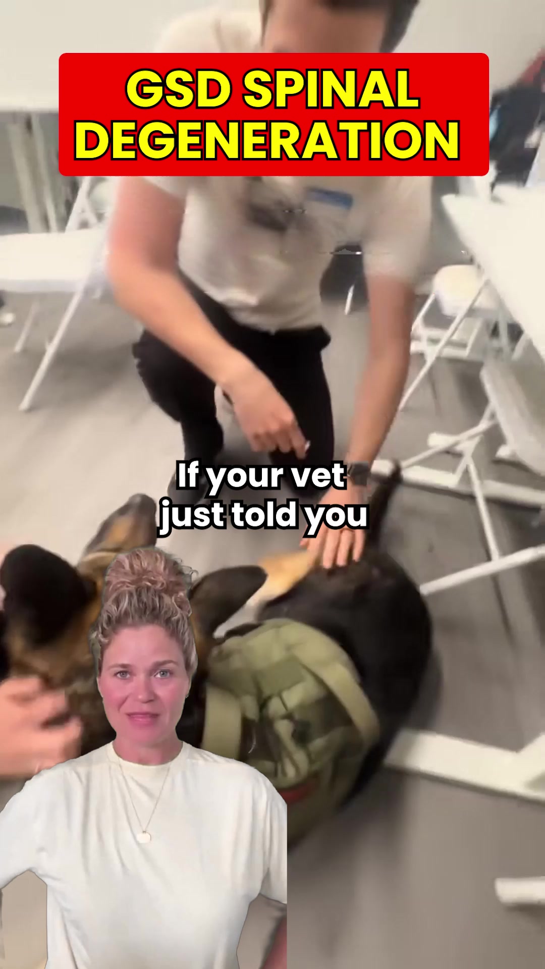 Megan Scott Facebook ad: Stop Degenerative Myelopathy Before Symptoms Start