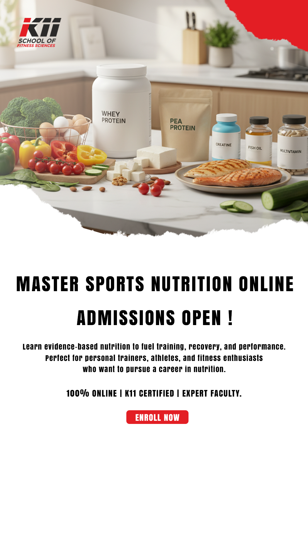K11 School of Fitness Sciences Facebook ad