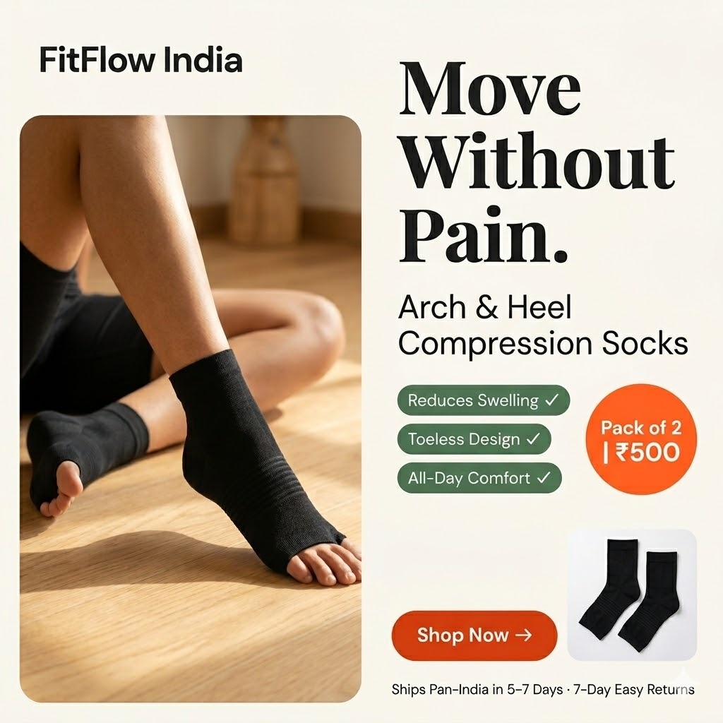 FitFlow India Facebook ad: Premium Fitness Equipment | 15% OFF First Order