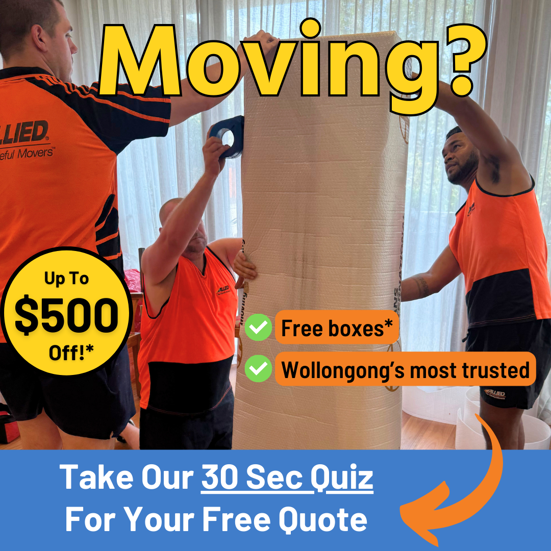 Allied Moving Services - Wollongong Facebook ad