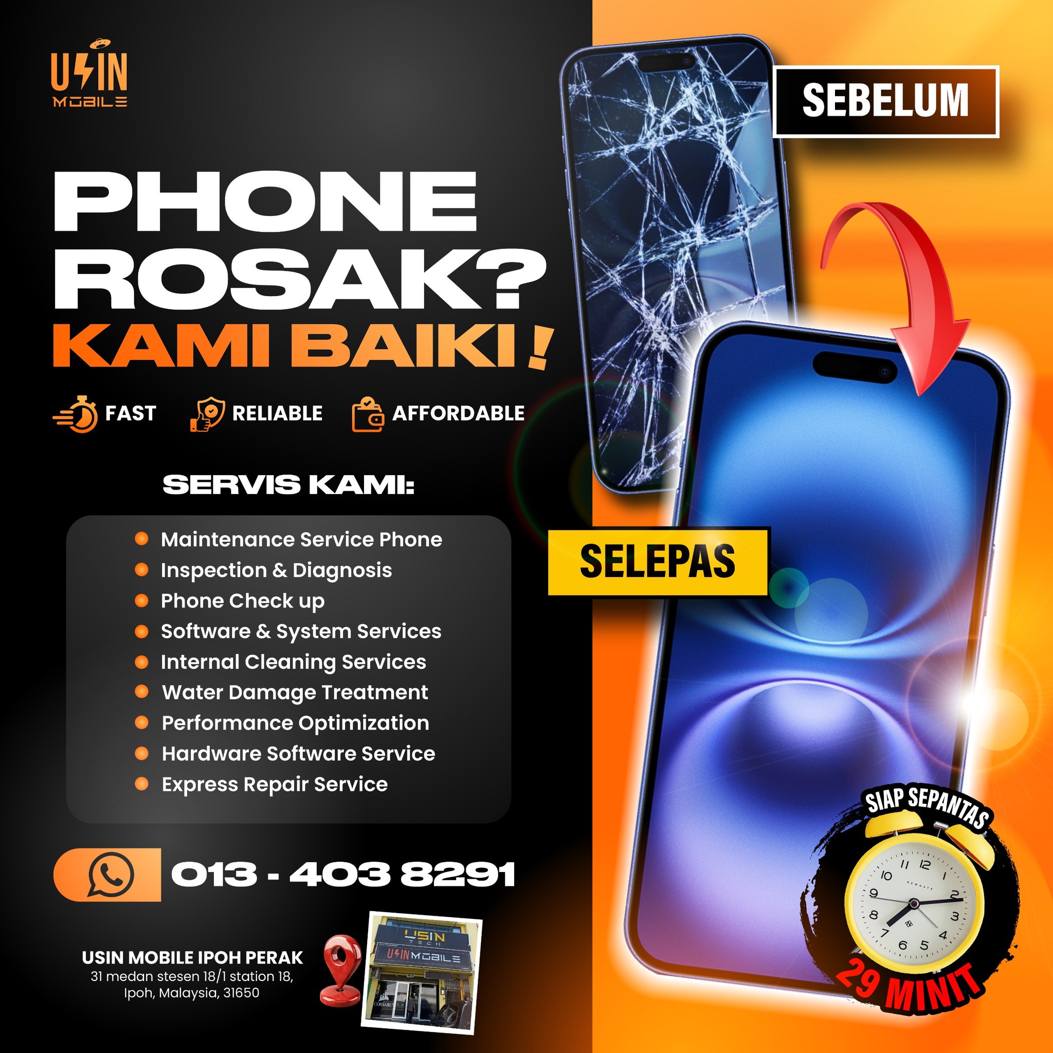 USIN MOBILE Facebook ad