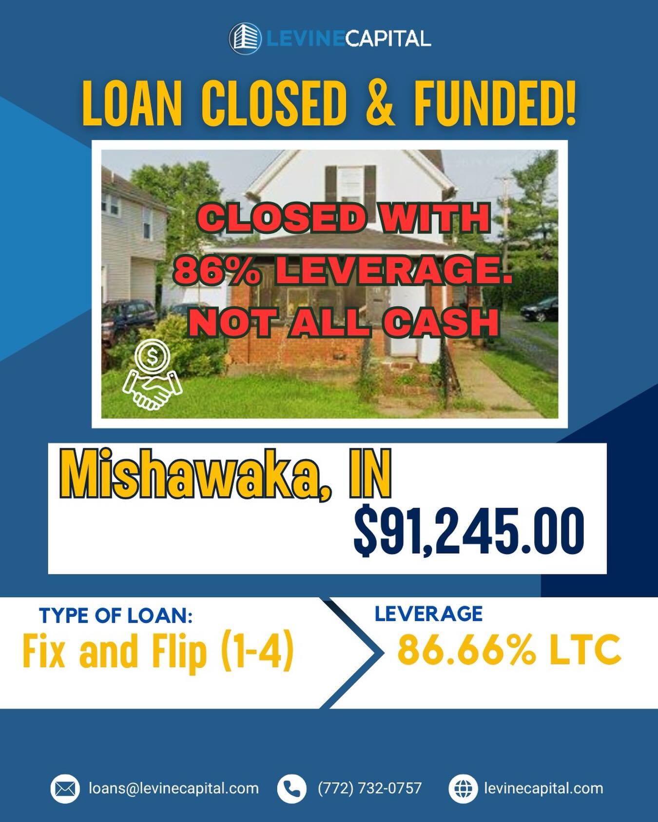 Levine Capital Facebook ad