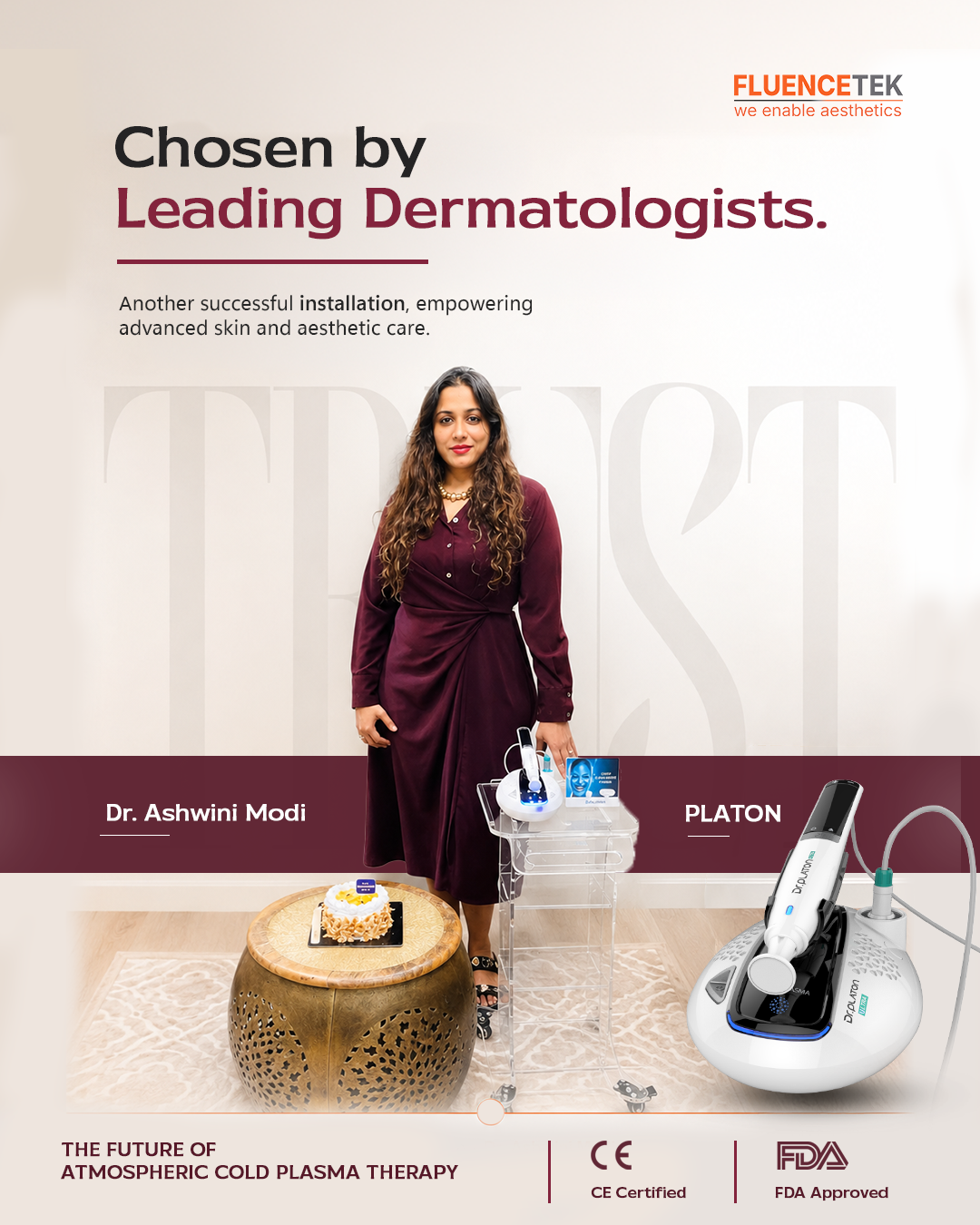 Fluencetek Facebook ad: Trusted by Skin Experts
