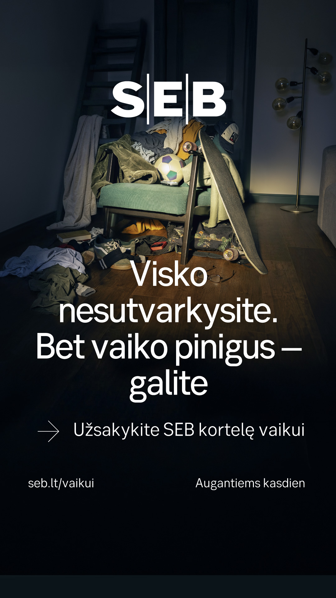 SEB Lietuvoje Facebook ad