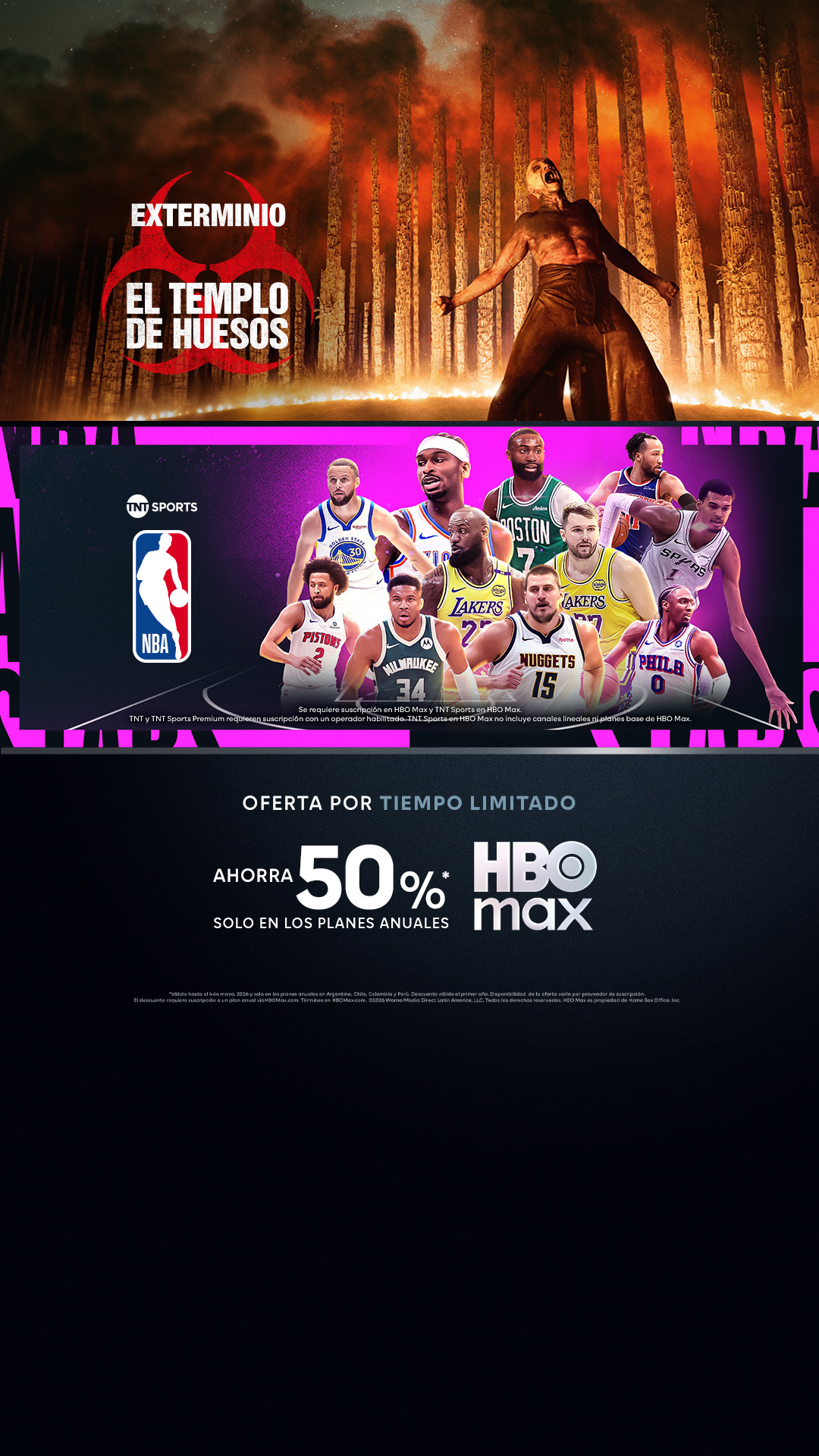 HBO Max Facebook ad