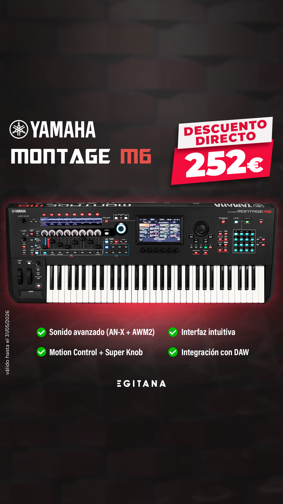 Egitana - Tienda de Instrumentos Musicales Facebook ad
