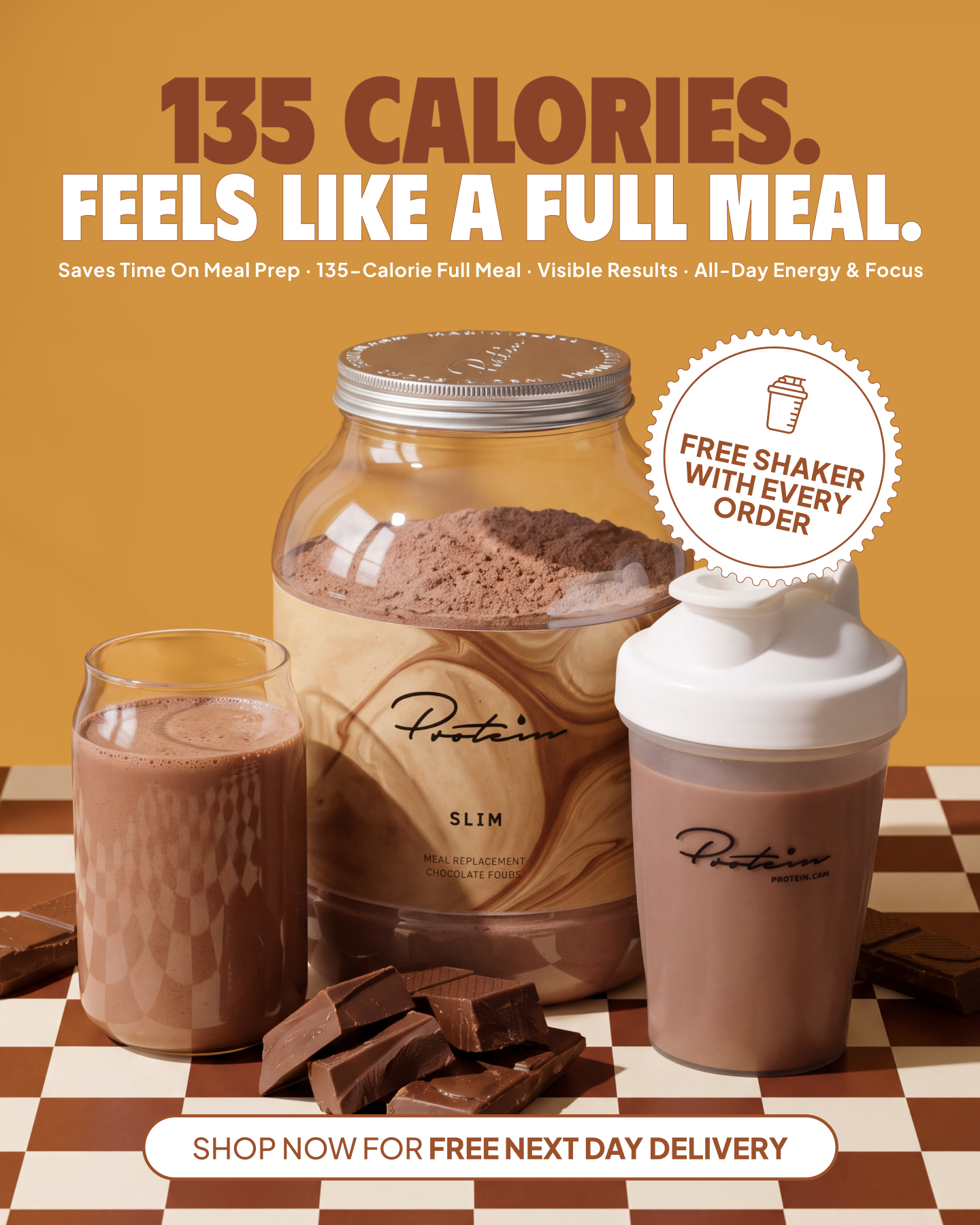 Charlotte Crosby Facebook ad: £1 A Meal + FREE Next Day Delivery