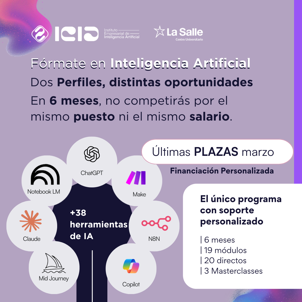 Instituto Empresarial Inteligencia Artificial Facebook ad from Mar 10, 2026
