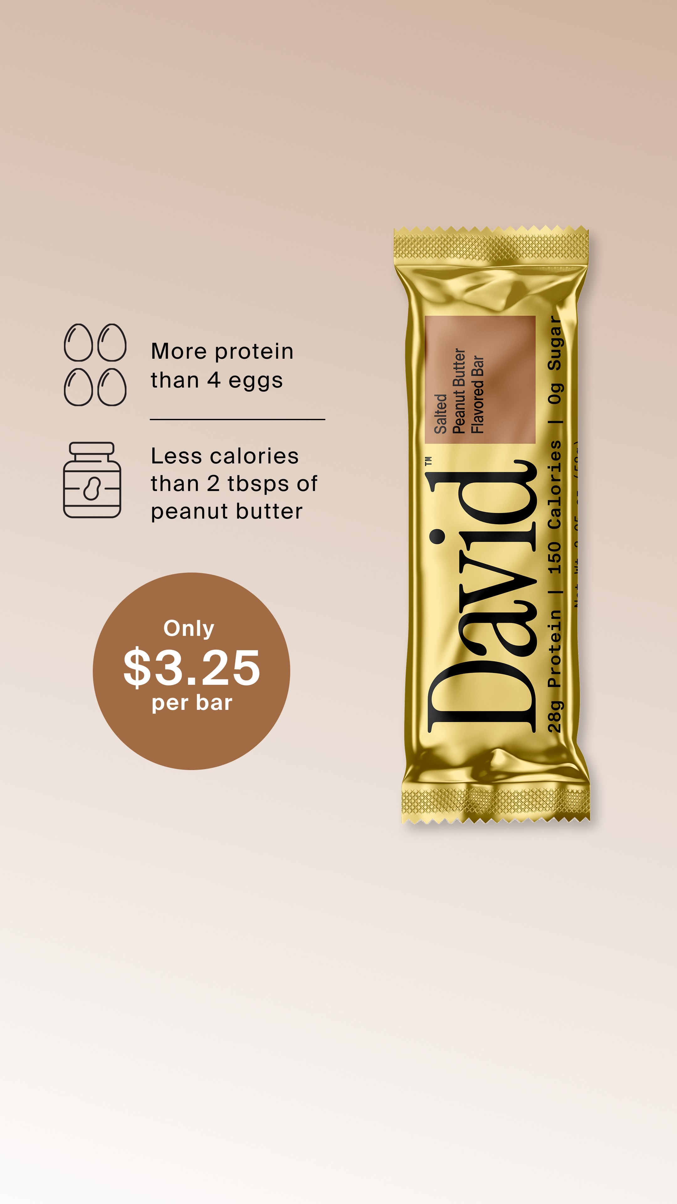 David Protein Facebook ad