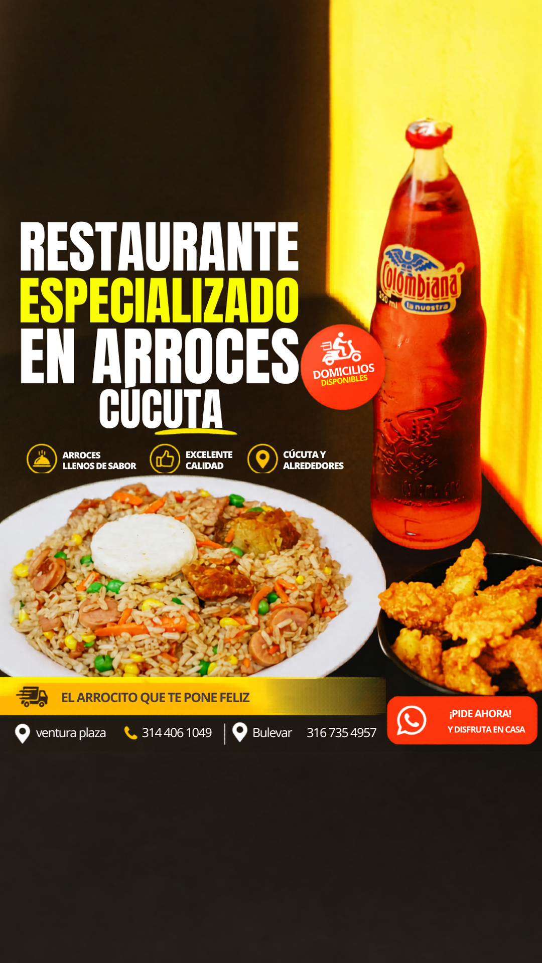 Arrocito en bajo Facebook ad